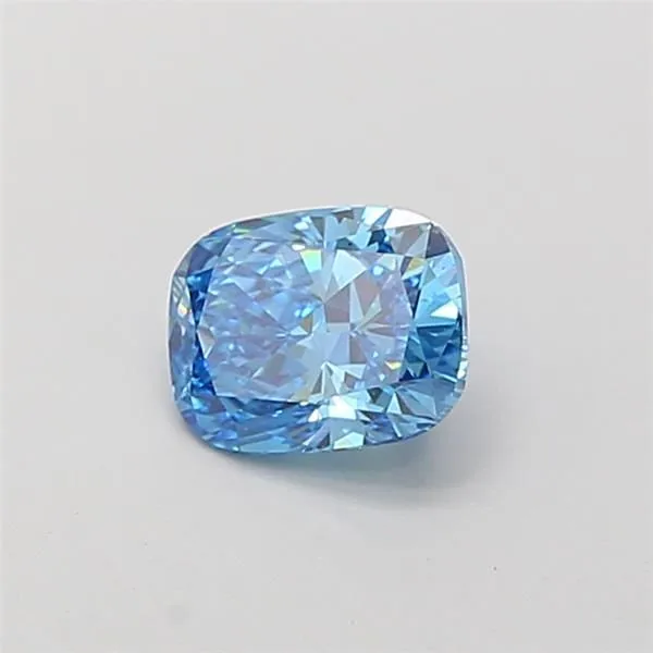 1.04ct CUSHION Fancy Vivid Blue VS1 Coloured Lab diamond