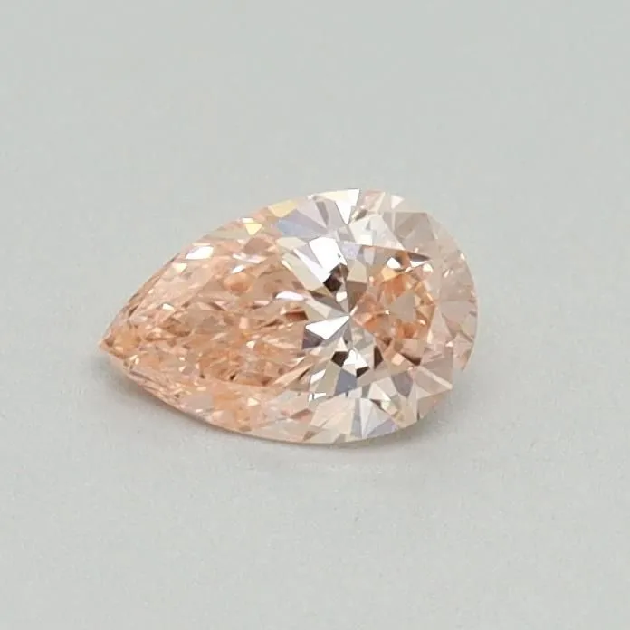0.30ct PEAR Fancy Intense Pink VS2 Coloured Lab diamond