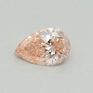 0.3ct PEAR Fancy Intense Pink VS2 Coloured Lab diamond