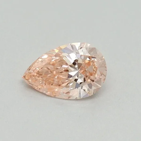 0.3ct PEAR Fancy Intense Pink VS2 Coloured Lab diamond
