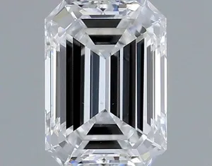 0.3ct EMERALD D VS2 Natural diamond