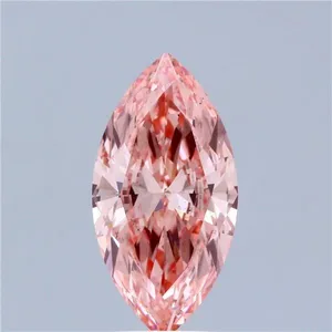 2.01ct MARQUISE Fancy Vivid Pink VS2 Coloured Lab diamond