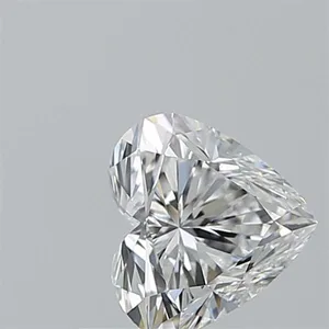 0.9ct HEART F VVS2 Natural diamond