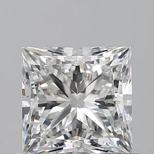 0.9ct PRINCESS F SI1 Natural diamond