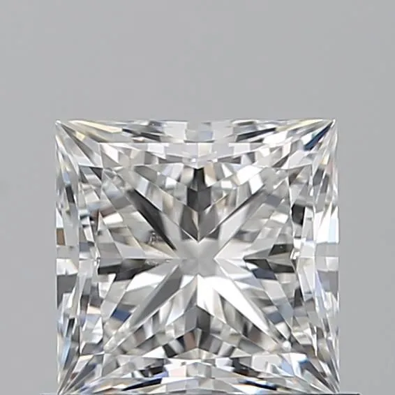 0.9ct PRINCESS F SI1 Natural diamond