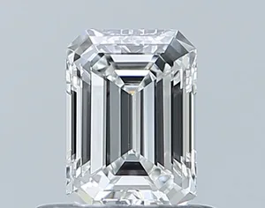 0.51ct EMERALD F VVS2 Natural diamond