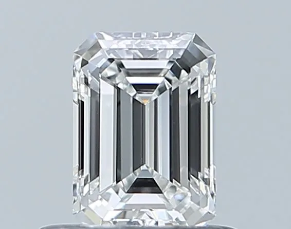 0.51ct EMERALD F VVS2 Natural diamond