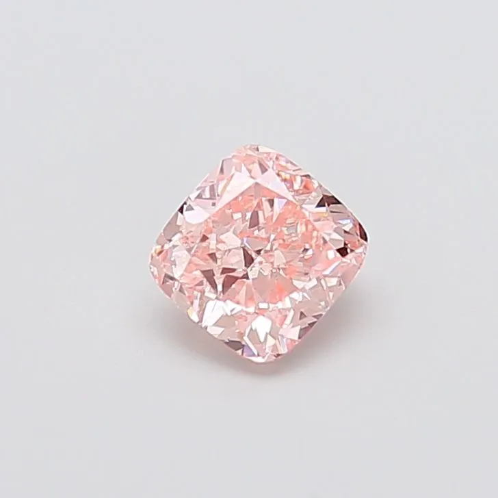 1.04ct CUSHION Fancy Intense Pink VS1 Coloured Lab diamond