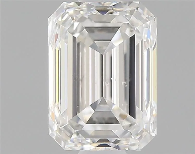 0.70ct EMERALD F SI1 Natural diamond