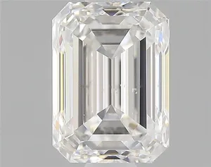 0.7ct EMERALD F SI1 Natural diamond