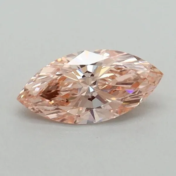 0.43ct MARQUISE Fancy Intense Pink VS1 Coloured Lab diamond