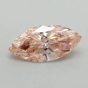 0.43ct MARQUISE Fancy Intense Pink VS1 Coloured Lab diamond