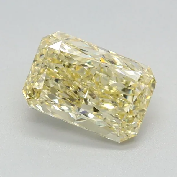 1.19ct RADIANT Fancy Intense Yellow VVS2 Coloured Lab diamond
