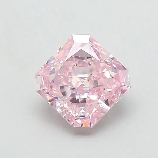 1.45ct RADIANT Fancy Pink VS1 Coloured Lab diamond