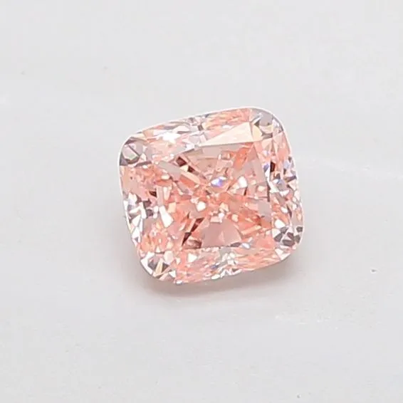 1.03ct CUSHION Fancy Intense Pink VVS2 Coloured Lab diamond