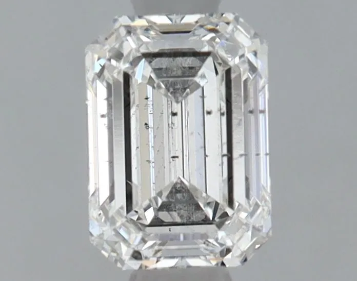 0.76ct EMERALD F SI1 Lab Grown diamond