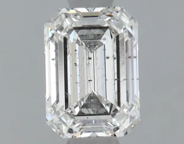 0.76ct EMERALD F SI1 Lab diamond