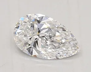 0.56ct PEAR D FL Lab diamond