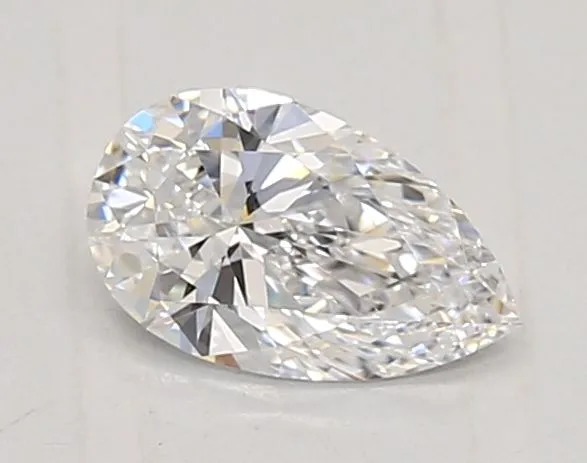 0.56ct PEAR D FL Lab diamond