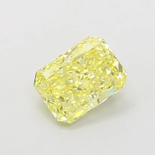 1.19ct RADIANT Fancy Intense Yellow VS1 Coloured Lab diamond
