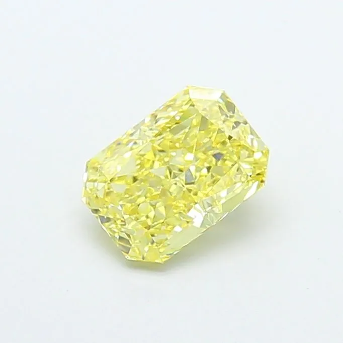 1.43ct RADIANT Fancy Yellow VVS2 Coloured Lab diamond