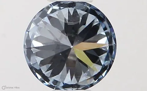 0.34ct ROUND Fancy Intense Blue VS2 Coloured Lab diamond