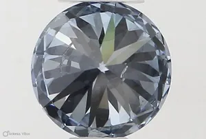 0.5ct ROUND Fancy Intense Blue SI2 Coloured Lab diamond