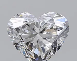 0.59ct HEART E VVS2 Natural diamond