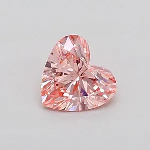 0.31ct HEART Fancy Intense Pink VS2 Coloured Lab diamond