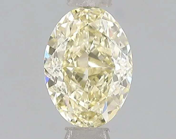 1.01ct OVAL Fancy Yellow VS1 Coloured Lab diamond