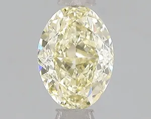 1.01ct OVAL Fancy Yellow VS1 Coloured Lab diamond