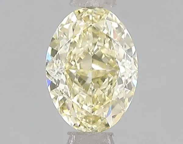 1.01ct OVAL Fancy Yellow VS1 Coloured Lab diamond
