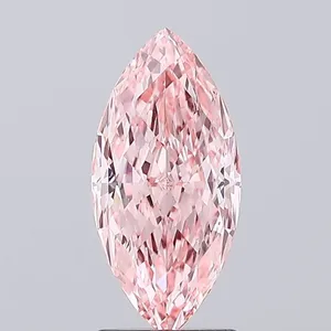 2.01ct MARQUISE Fancy Vivid Pink VS1 Coloured Lab diamond