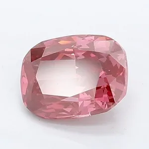 1.05ct CUSHION Fancy Vivid Pink VS1 Coloured Lab diamond