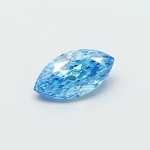 1.07ct MARQUISE Fancy Vivid Blue VS1 Coloured Lab diamond