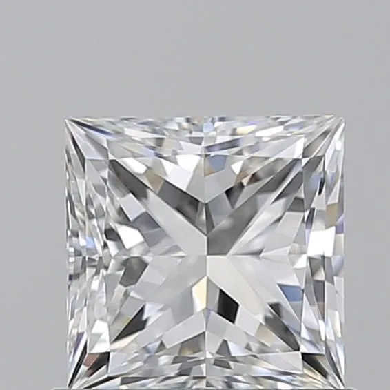 0.9ct PRINCESS F VVS2 Natural diamond