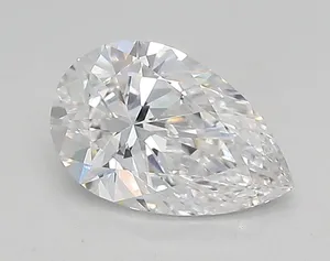 0.85ct PEAR D VVS1 Lab diamond