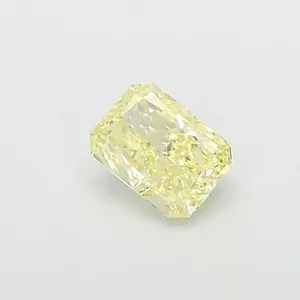 1.08ct RADIANT Fancy Yellow VVS2 Coloured Lab diamond