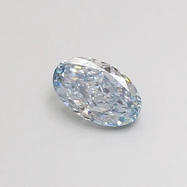 1.06ct OVAL Fancy Intense Blue VS1 Coloured Lab diamond