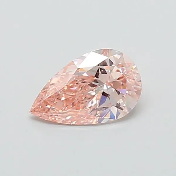 0.96ct PEAR Fancy Intense Pink VS1 Coloured Lab diamond