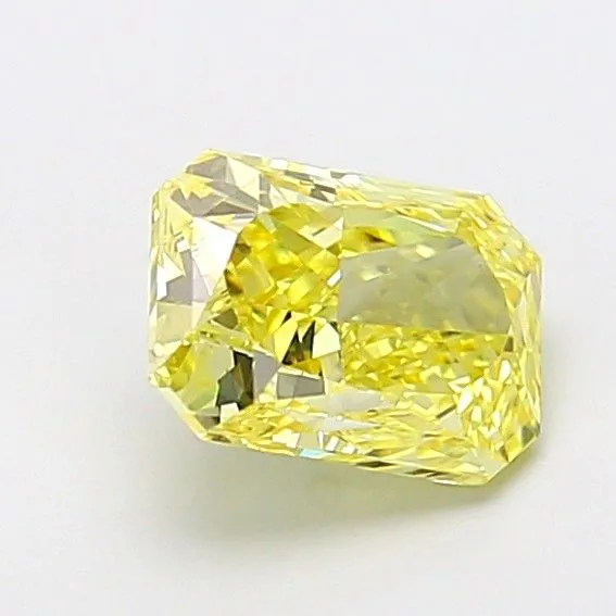 1.01ct OVAL Fancy Vivid Yellow VS1 Coloured Lab diamond