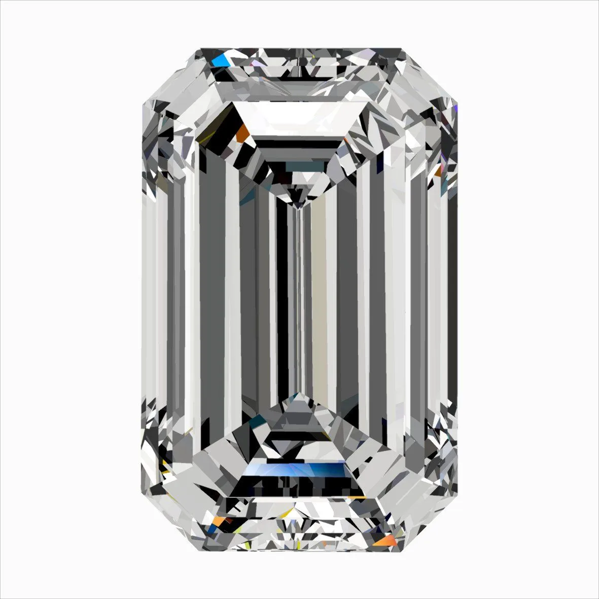 0.50ct EMERALD H VS2 Natural diamond