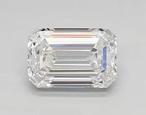 0.53ct EMERALD D FL Lab diamond