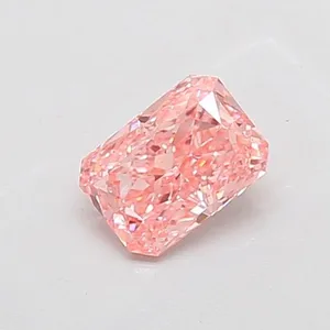 1.02ct RADIANT Fancy Vivid Pink VS1 Coloured Lab diamond