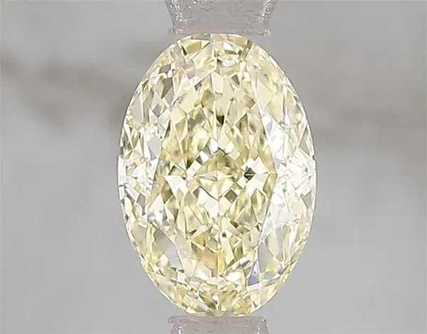 1ct OVAL Fancy Intense Yellow VS2 Coloured Lab diamond