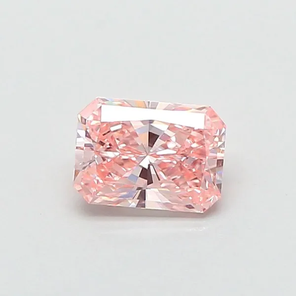 0.74ct RADIANT Fancy Intense Pink VVS2 Coloured Lab diamond
