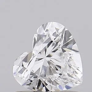 0.74ct HEART D VVS1 Lab diamond