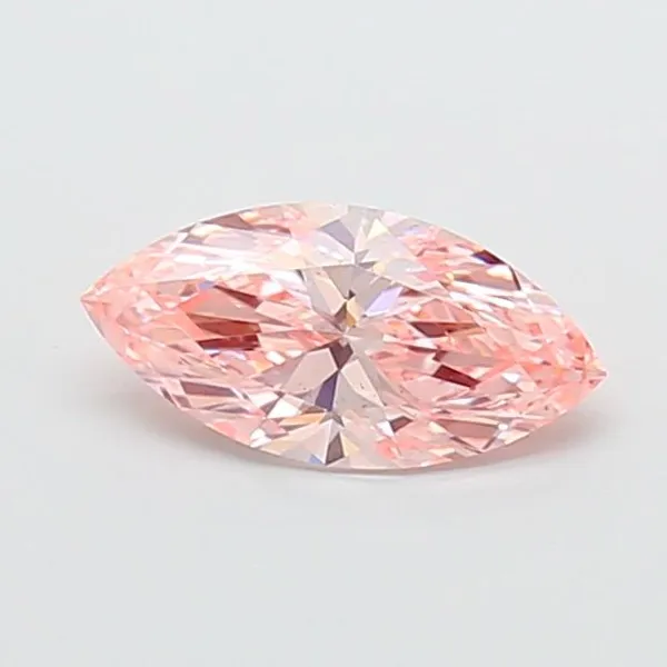 1.21ct MARQUISE Fancy Vivid Pink VS2 Coloured Lab diamond