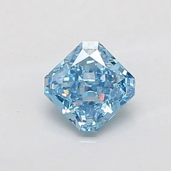 1.03ct RADIANT Fancy Vivid Blue VVS2 Coloured Lab diamond