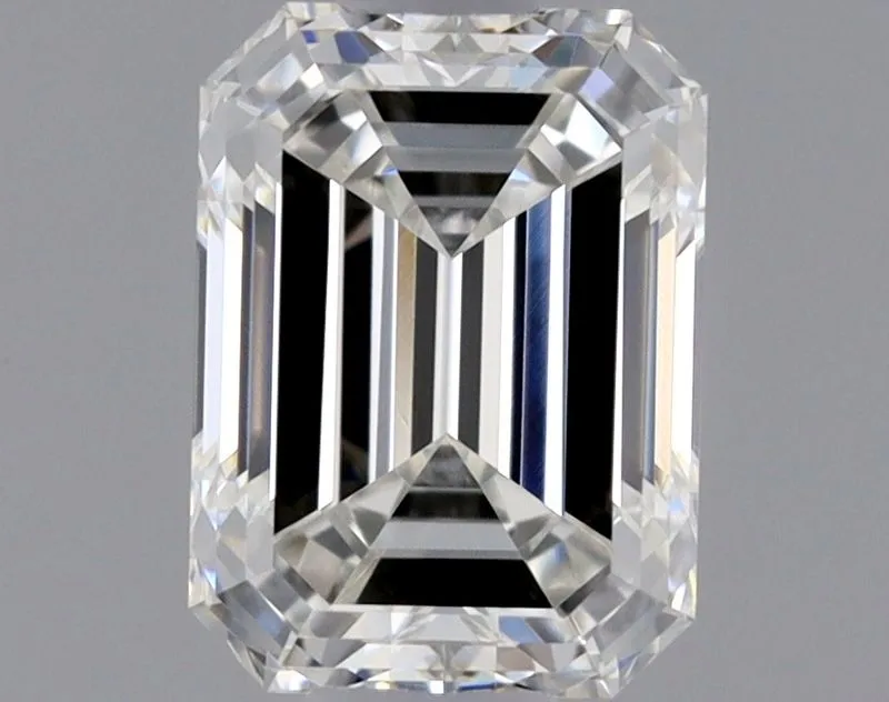0.41ct EMERALD F VVS2 Natural diamond
